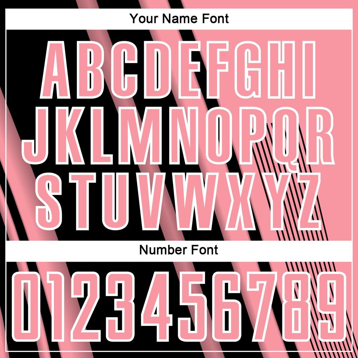 Custom Medium Pink Black-White Lines Sports Sublimation Soccer Uniform Jersey Limited