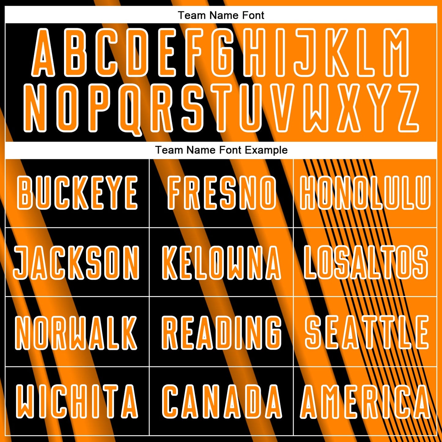 Custom Bay Orange Black-White Lines Sports Sublimation Soccer Uniform Jersey Limited