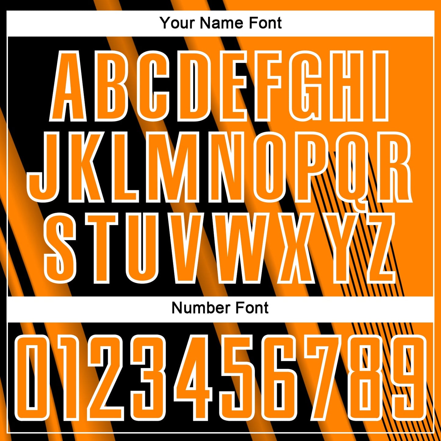 Custom Bay Orange Black-White Lines Sports Sublimation Soccer Uniform Jersey Limited