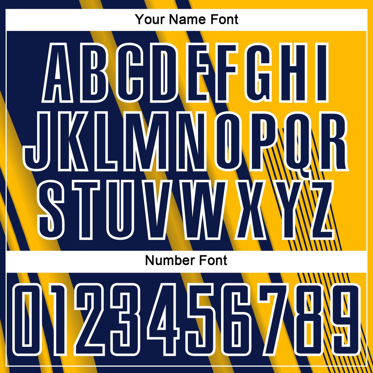 Custom Gold Navy-White Lines Sports Sublimation Soccer Uniform Jersey Limited