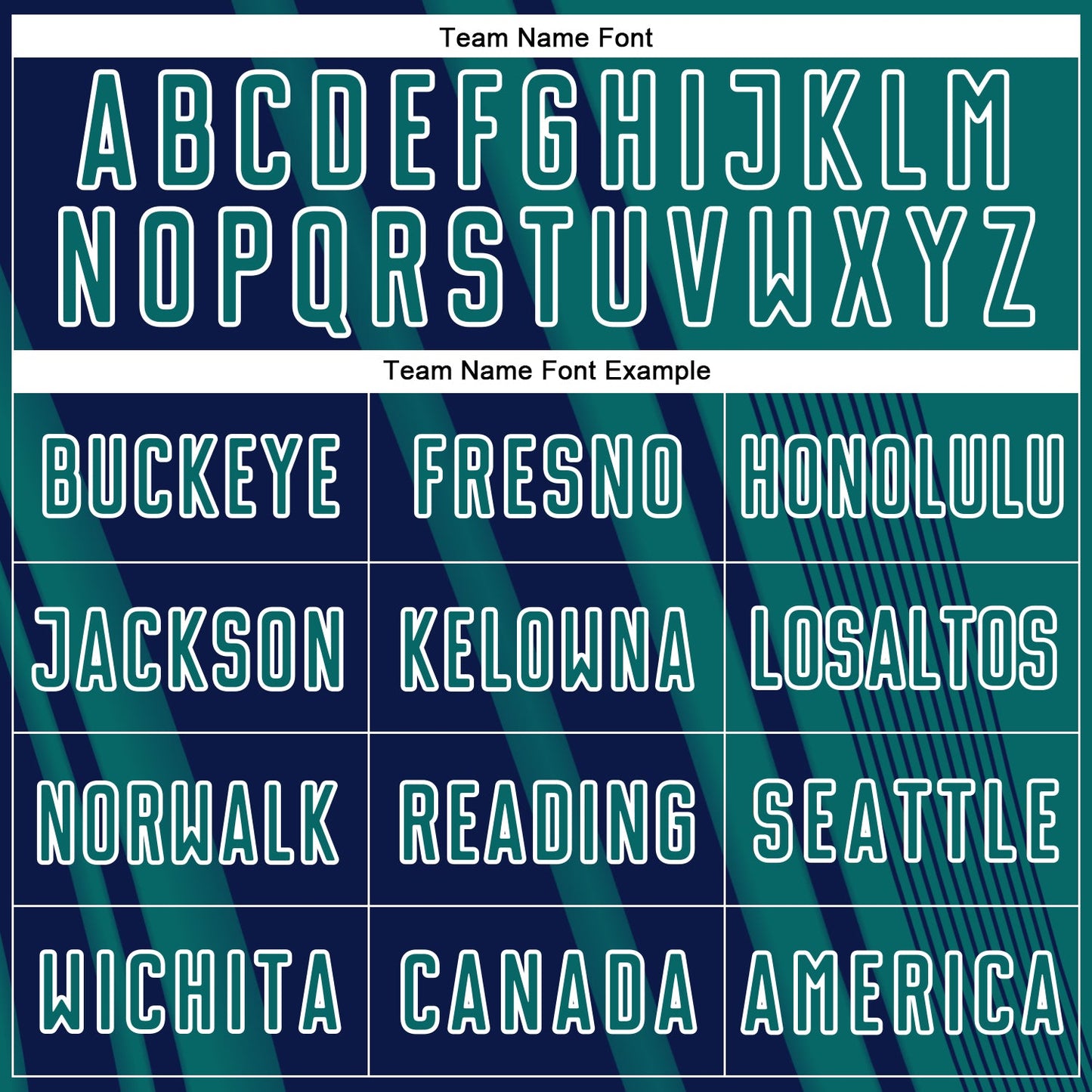 Custom Teal Navy-White Lines Sports Sublimation Soccer Uniform Jersey Limited