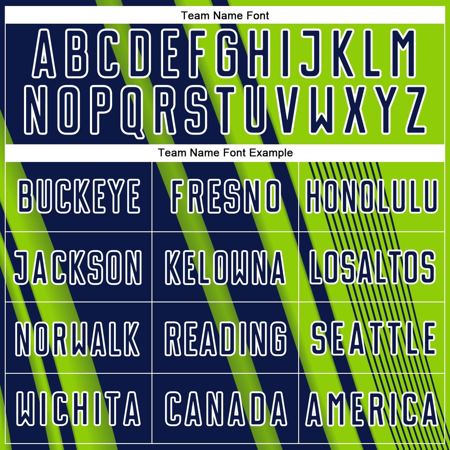 Custom Neon Green Navy-White Lines Sports Sublimation Soccer Uniform Jersey Limited