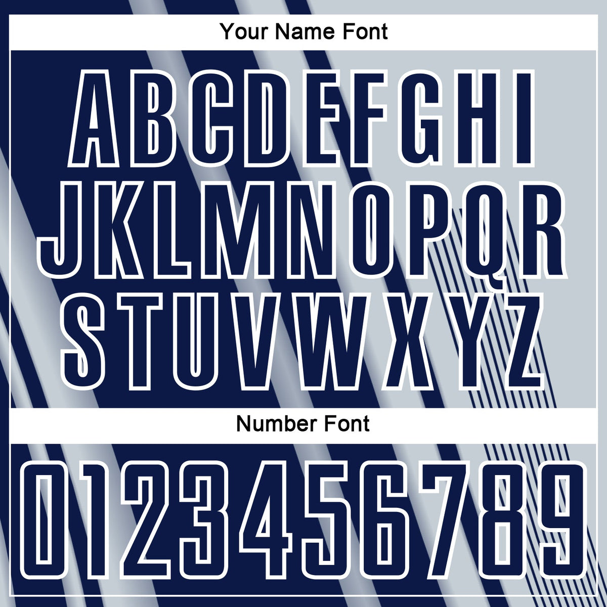 Custom Silver Navy-White Lines Sports Sublimation Soccer Uniform Jersey Limited