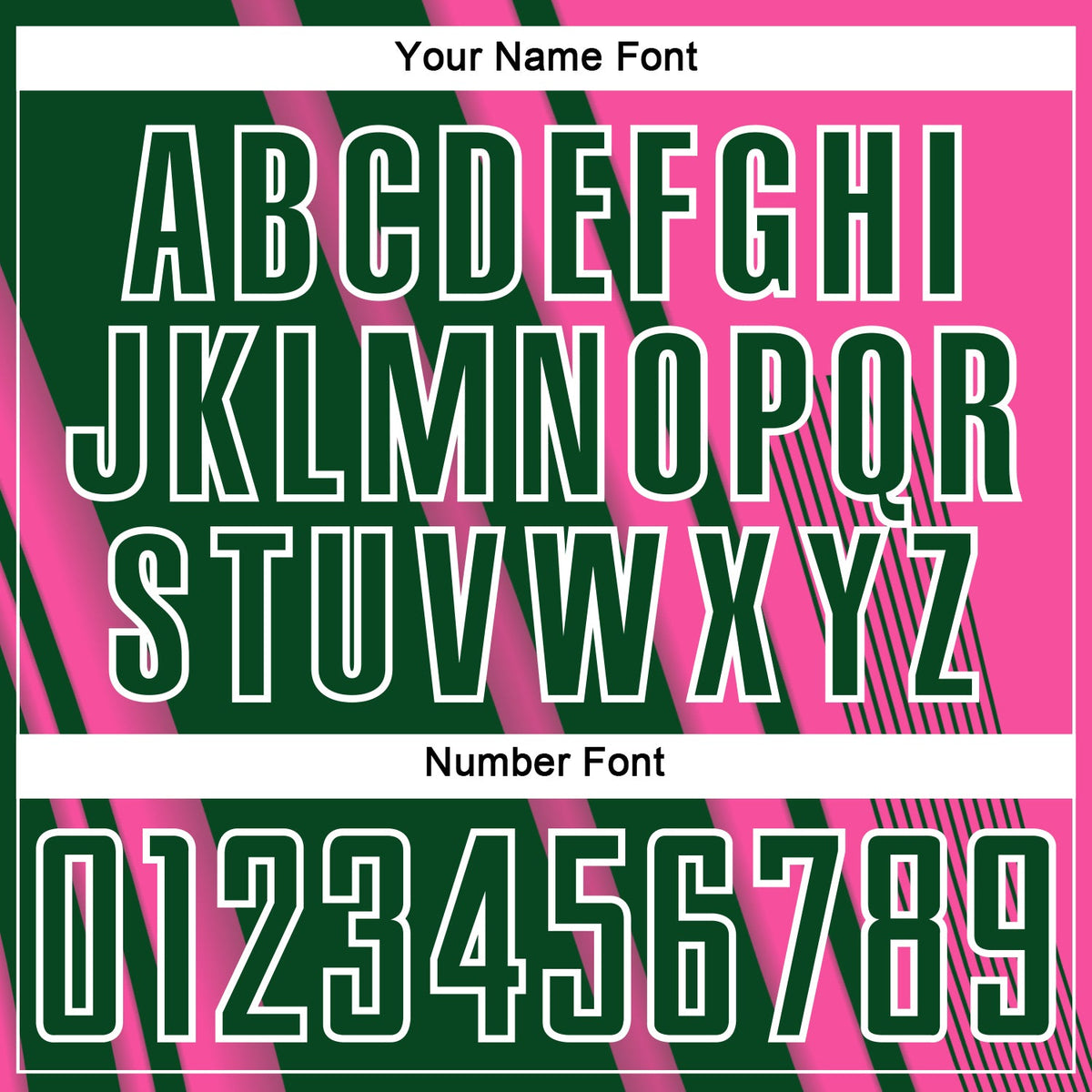 Custom Pink Green-White Lines Sports Sublimation Soccer Uniform Jersey Limited