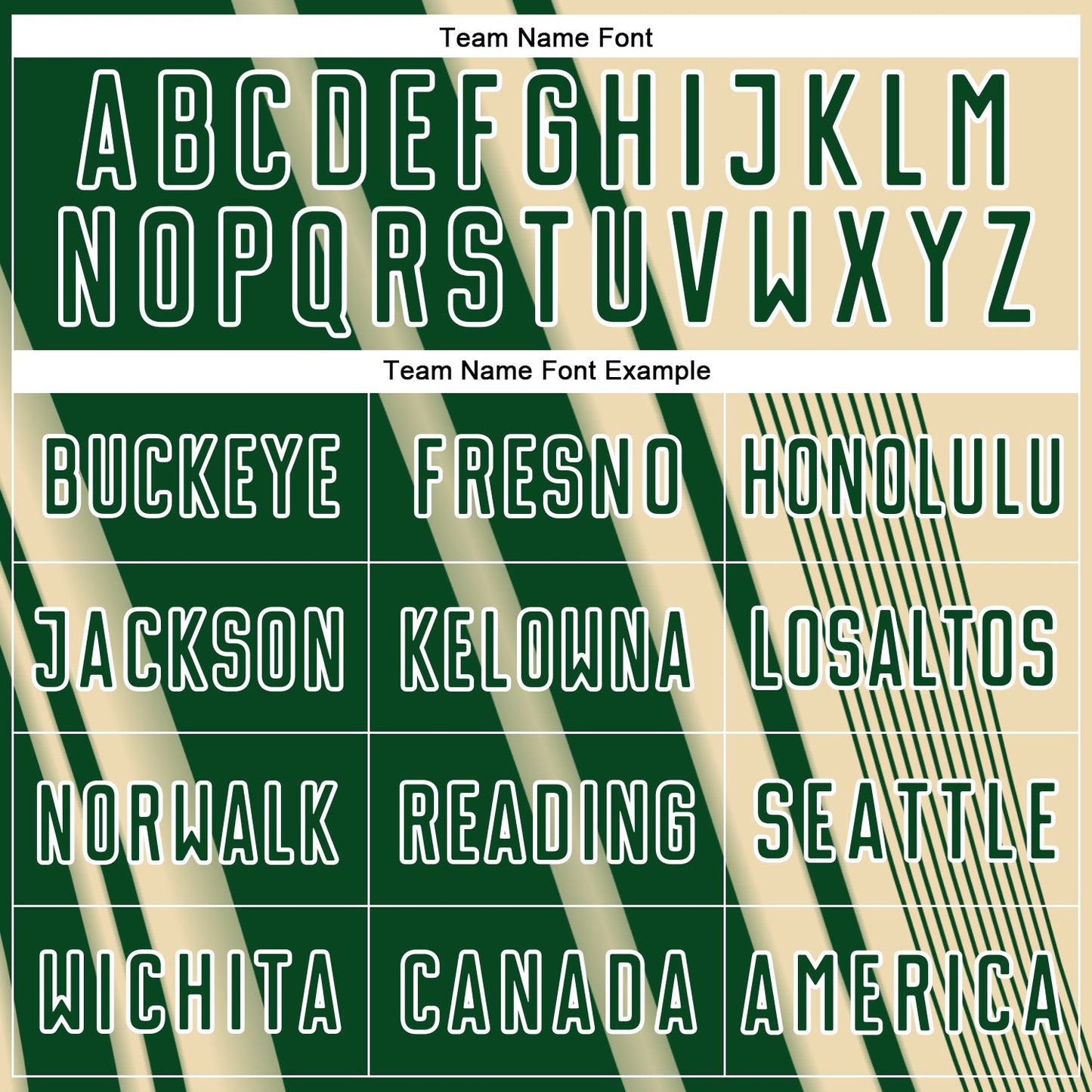 Custom Cream Green-White Lines Sports Sublimation Soccer Uniform Jersey Limited