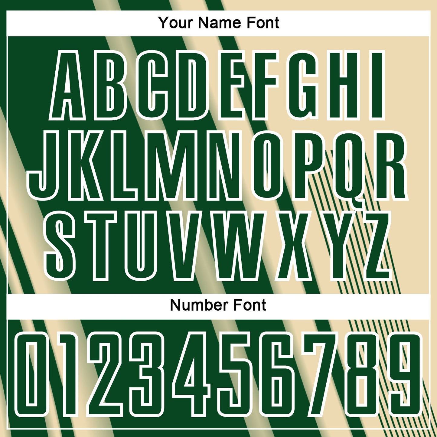 Custom Cream Green-White Lines Sports Sublimation Soccer Uniform Jersey Limited