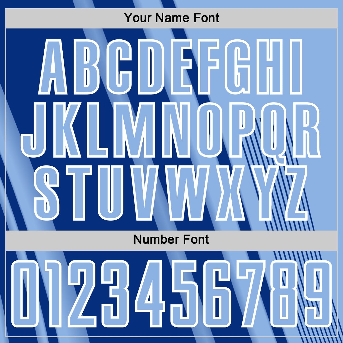 Custom Light Blue Royal-White Lines Sports Sublimation Soccer Uniform Jersey Limited