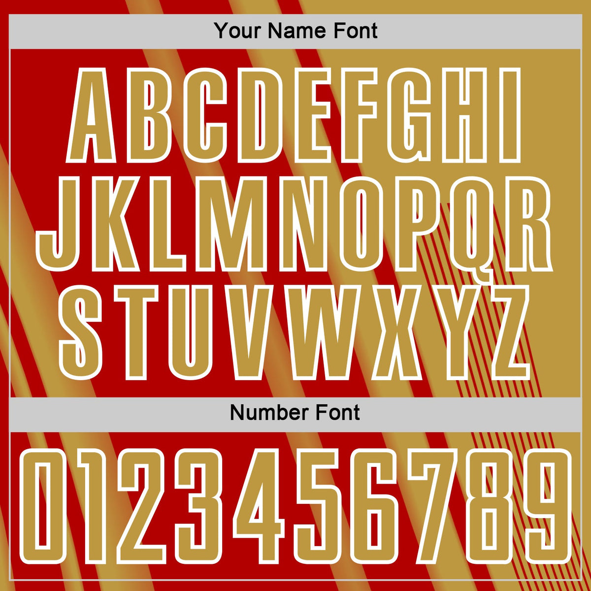 Custom Old Gold Red-White Lines Sports Sublimation Soccer Uniform Jersey Limited