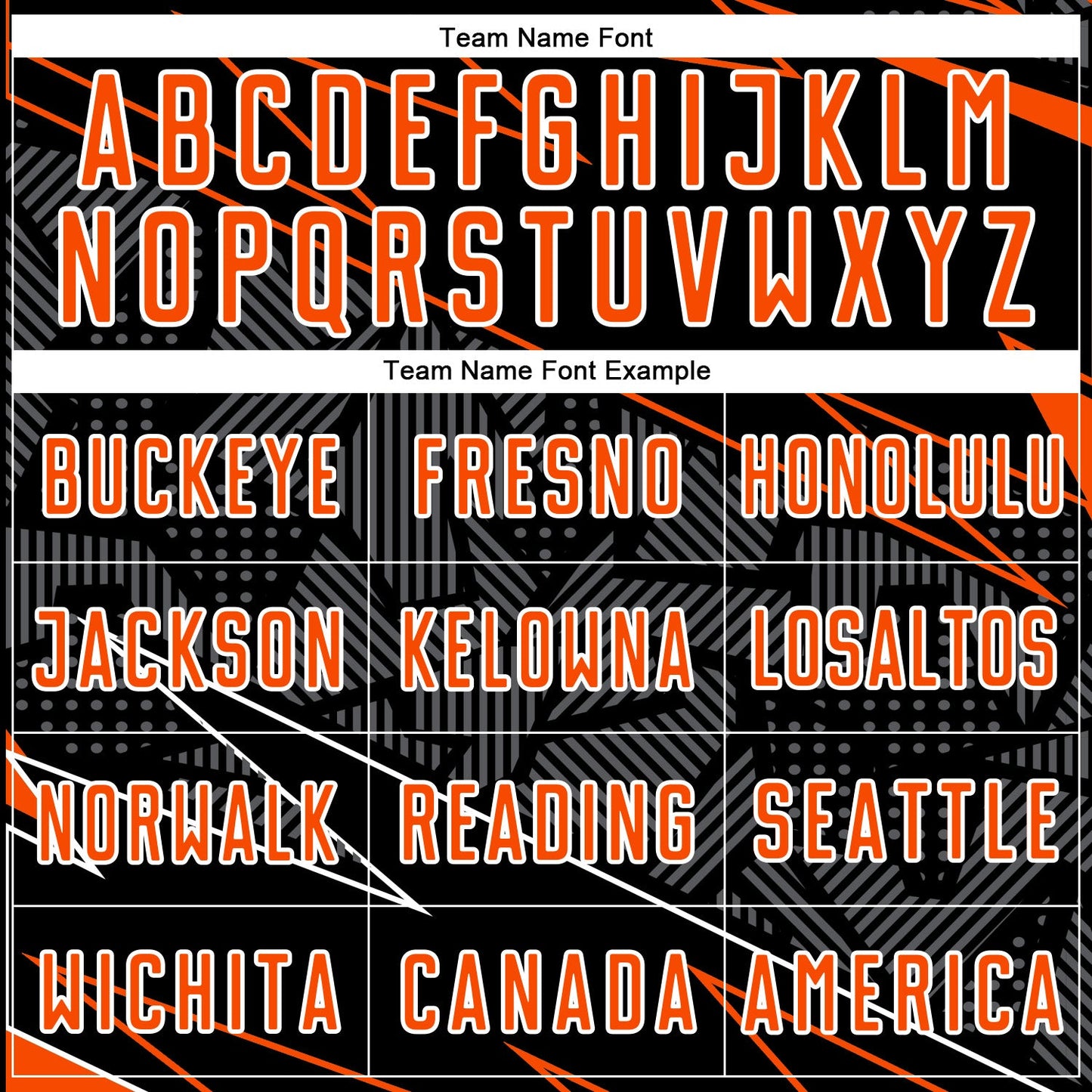 Custom Black Orange-White Lines Sports Sublimation Soccer Uniform Jersey Limited