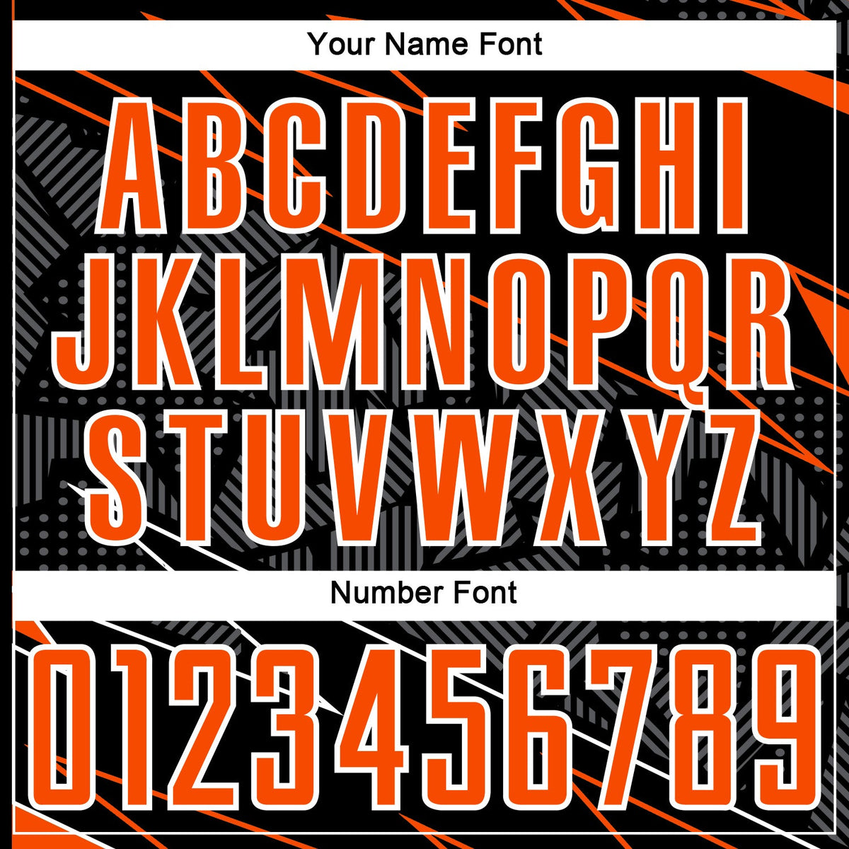 Custom Black Orange-White Lines Sports Sublimation Soccer Uniform Jersey Limited