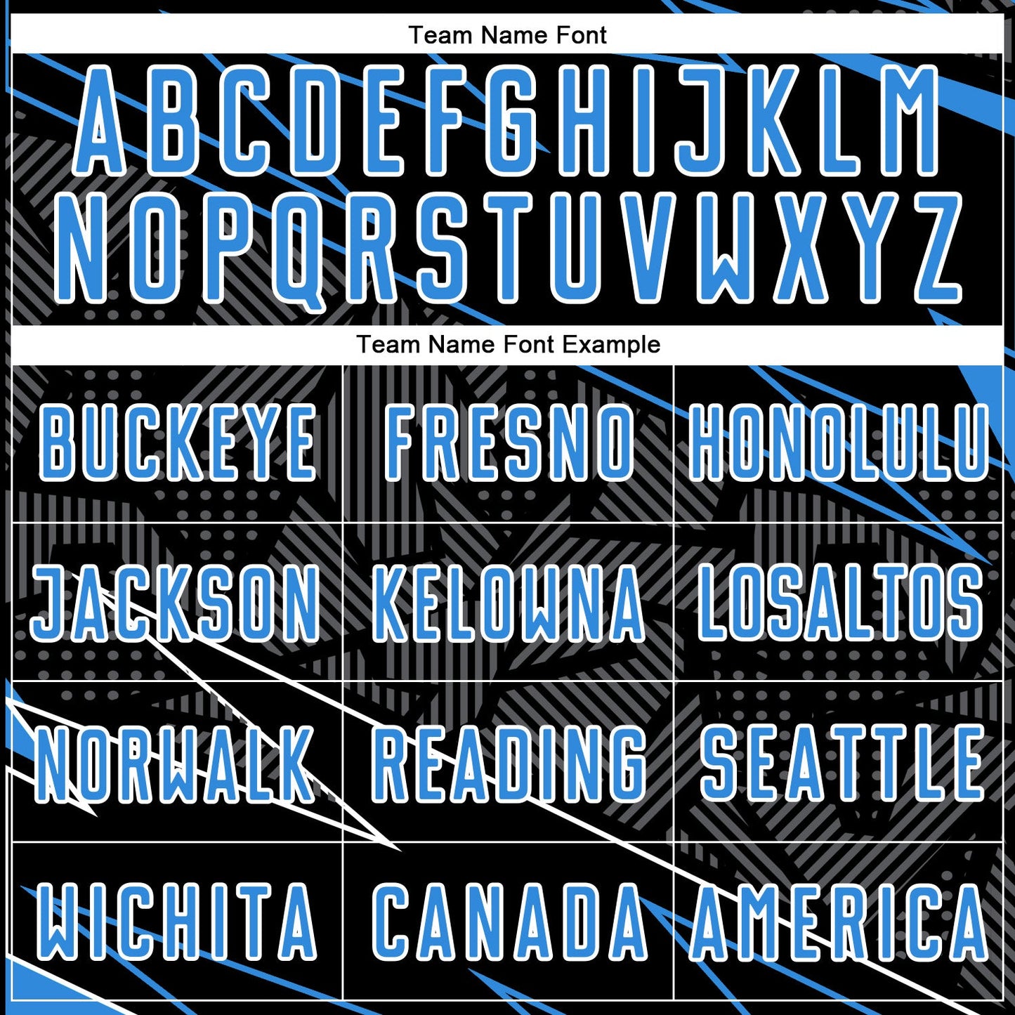 Custom Black Powder Blue-White Lines Sports Sublimation Soccer Uniform Jersey Limited