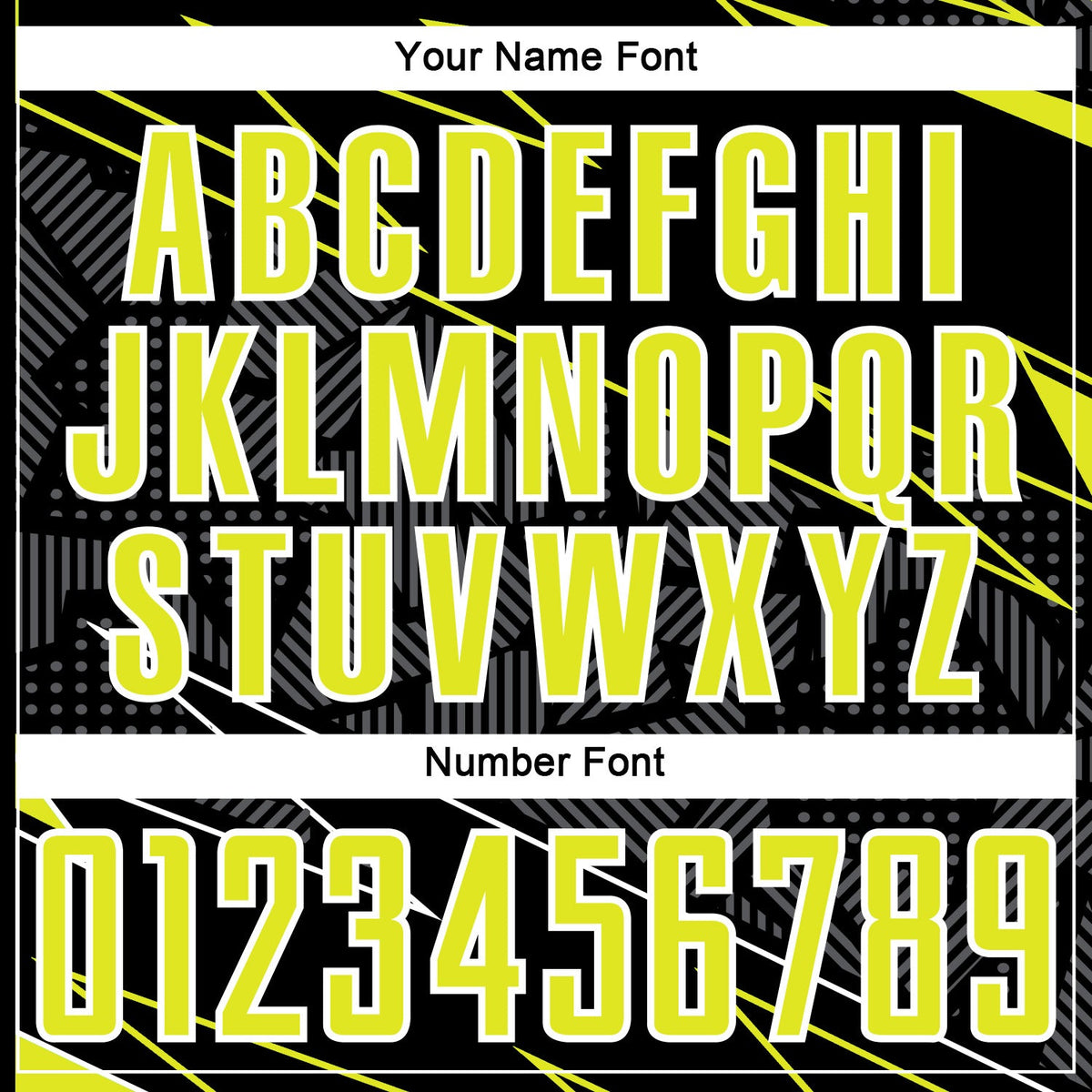 Custom Black Neon Yellow-White Lines Sports Sublimation Soccer Uniform Jersey Limited