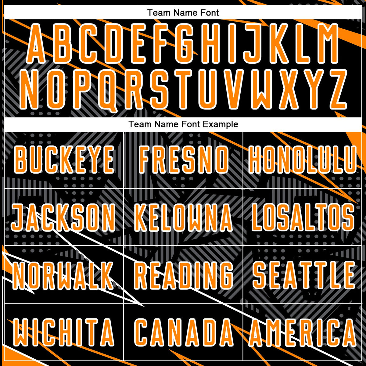 Custom Black Bay Orange-White Lines Sports Sublimation Soccer Uniform Jersey Limited