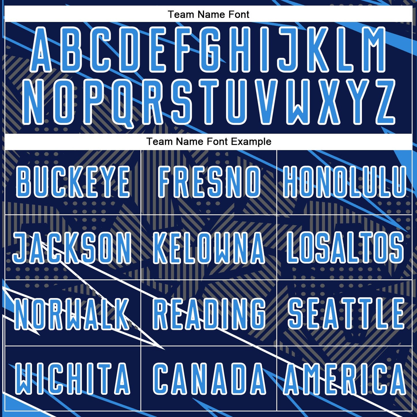 Custom Navy Powder Blue-White Lines Sports Sublimation Soccer Uniform Jersey Limited