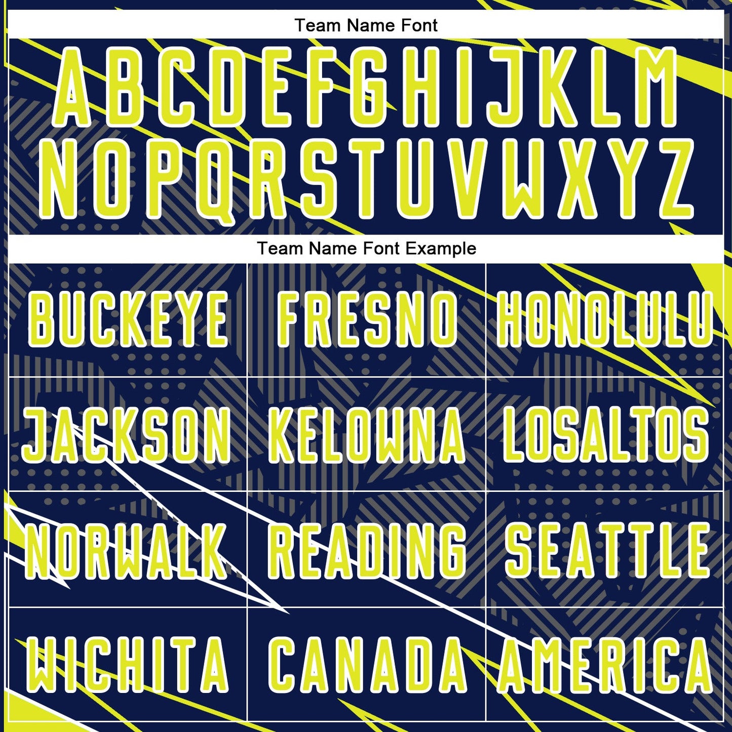 Custom Navy Neon Yellow-White Lines Sports Sublimation Soccer Uniform Jersey Limited