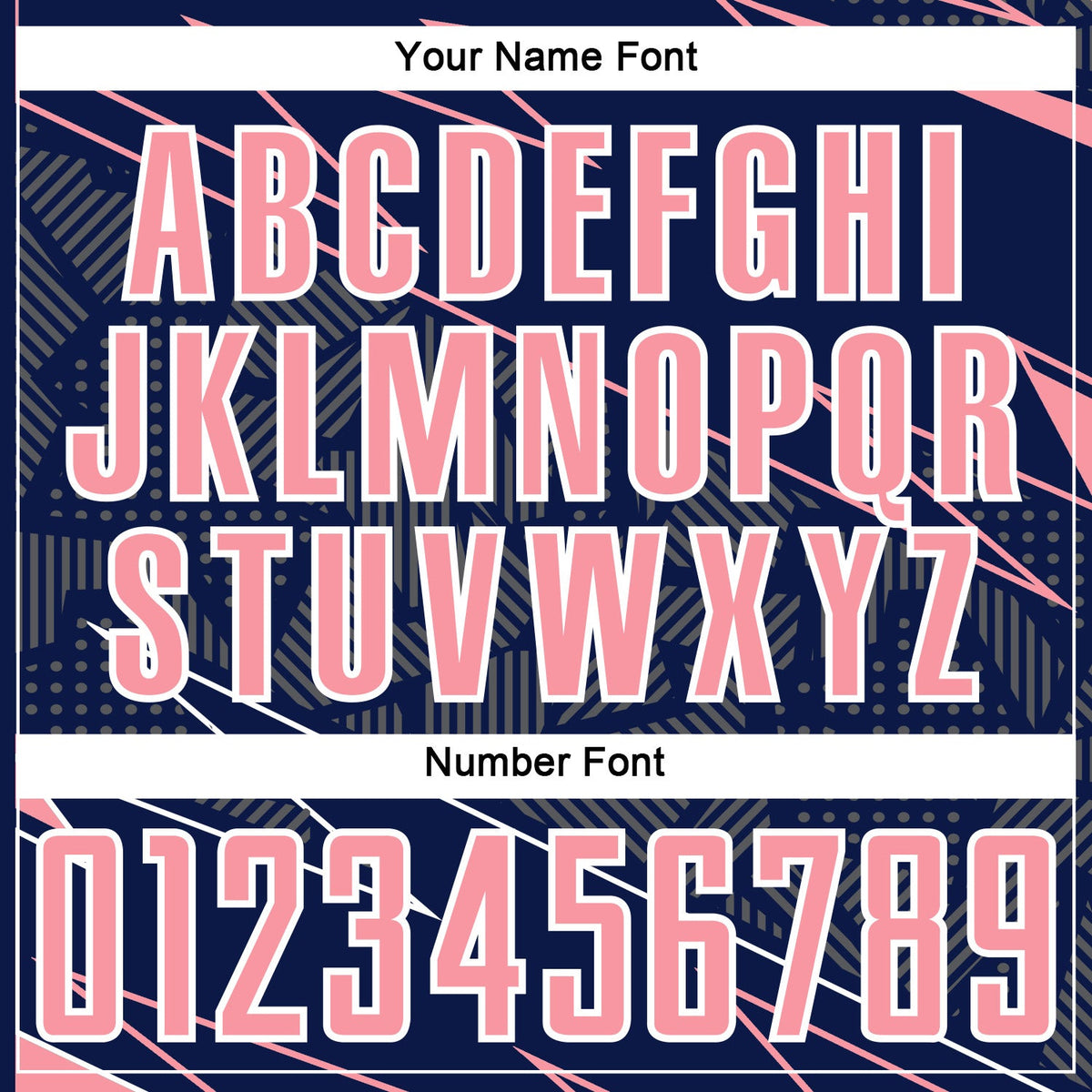 Custom Navy Medium Pink-White Lines Sports Sublimation Soccer Uniform Jersey Limited