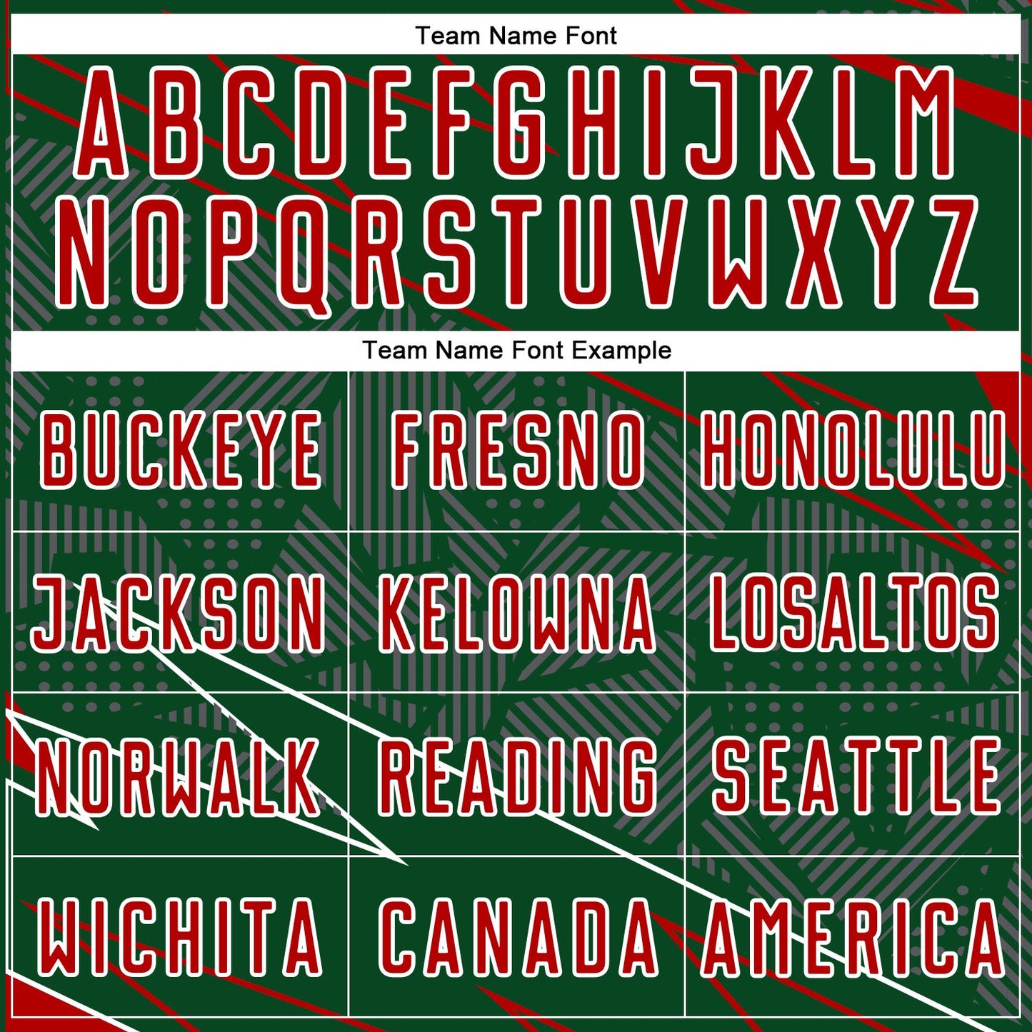 Custom Green Red-White Lines Sports Sublimation Soccer Uniform Jersey Limited