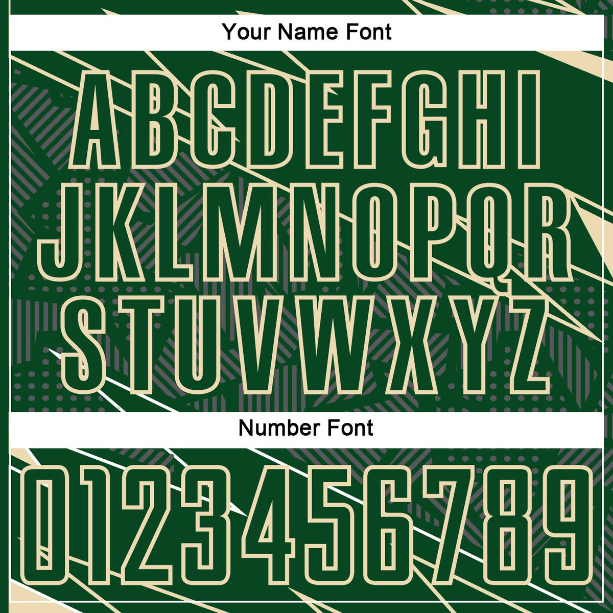 Custom Green Cream Lines Sports Sublimation Soccer Uniform Jersey Limited