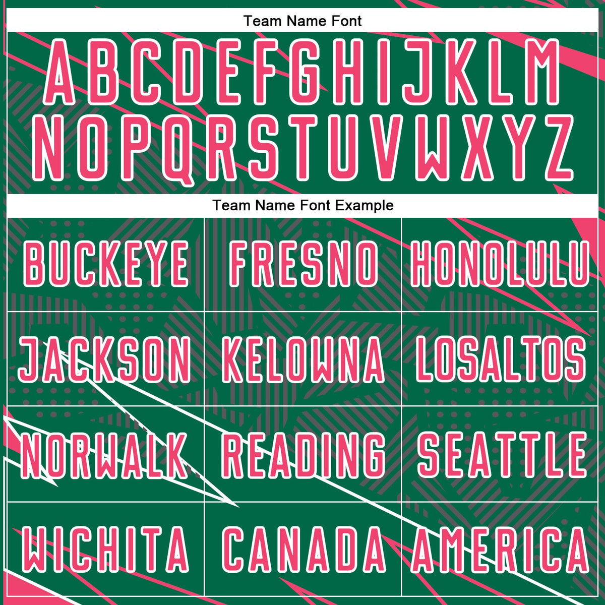 Custom Kelly Green Neon Pink-White Lines Sports Sublimation Soccer Uniform Jersey Limited