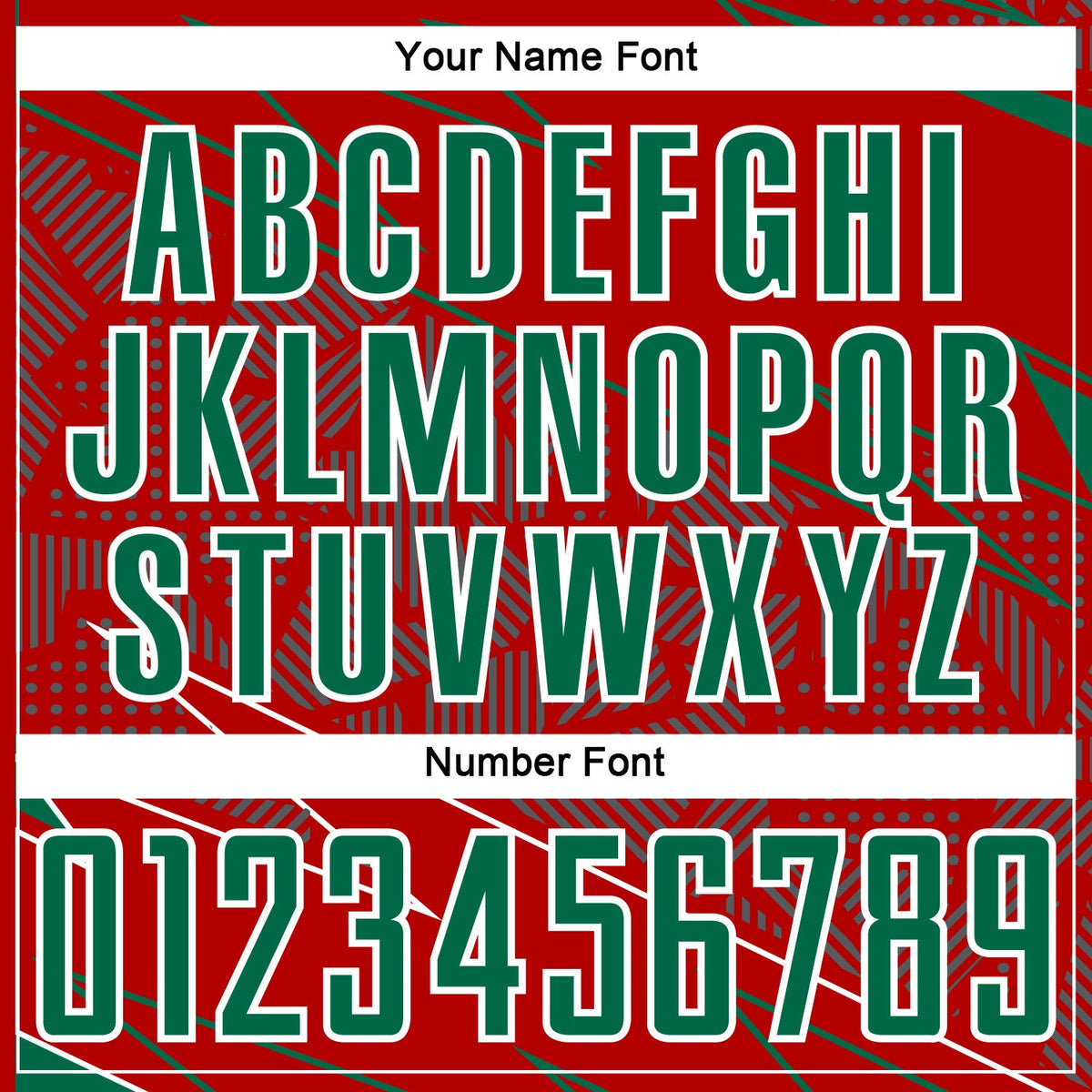 Custom Red Kelly Green-White Lines Sports Sublimation Soccer Uniform Jersey Limited