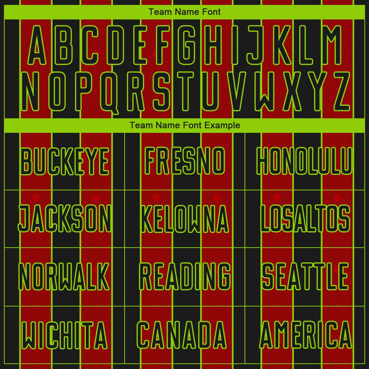 Custom Black Red-Neon Green Pinstripe Line Sports Sublimation Soccer Uniform Jersey Limited