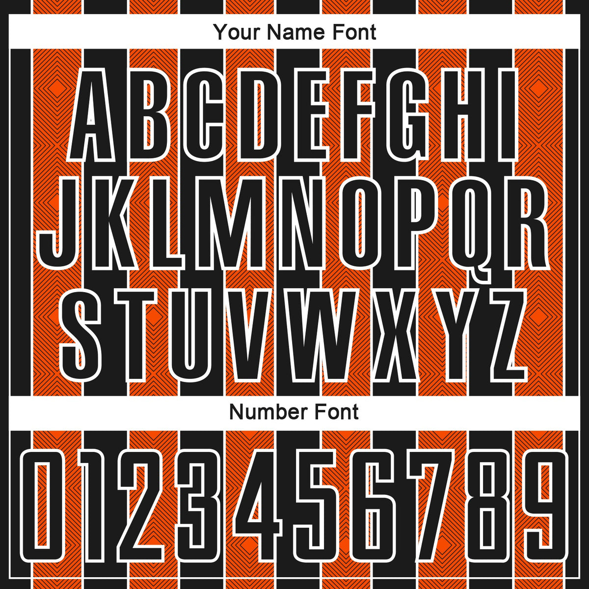 Custom Black Orange-White Pinstripe Line Sports Sublimation Soccer Uniform Jersey Limited