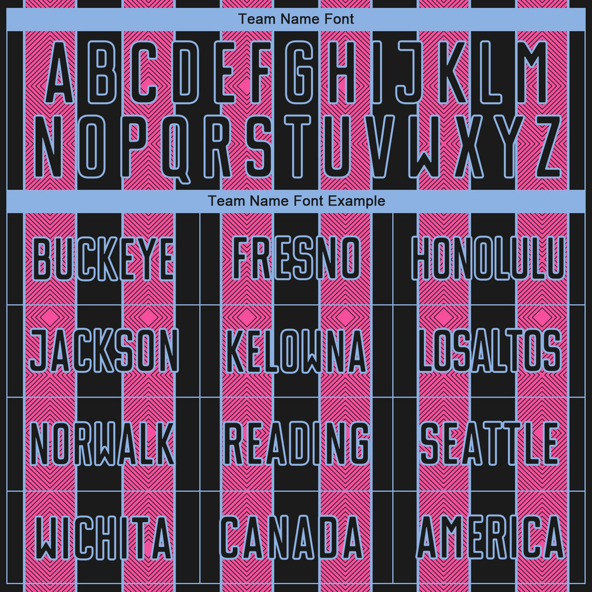 Custom Black Pink-Light Blue Pinstripe Line Sports Sublimation Soccer Uniform Jersey Limited