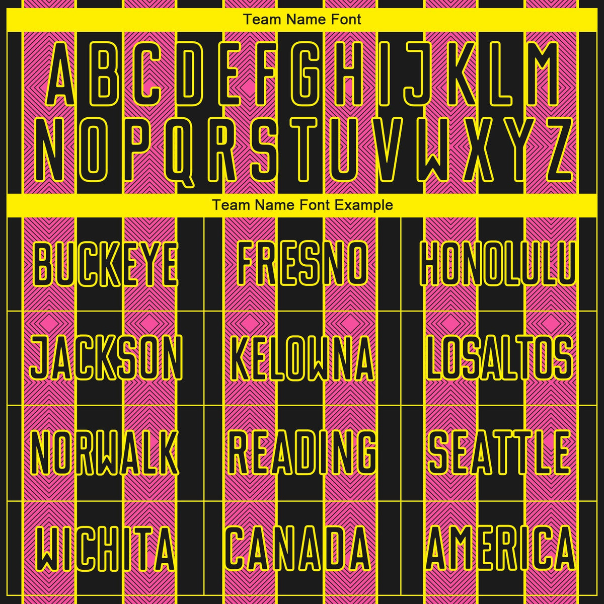 Custom Black Pink-Light Yellow Pinstripe Line Sports Sublimation Soccer Uniform Jersey Limited