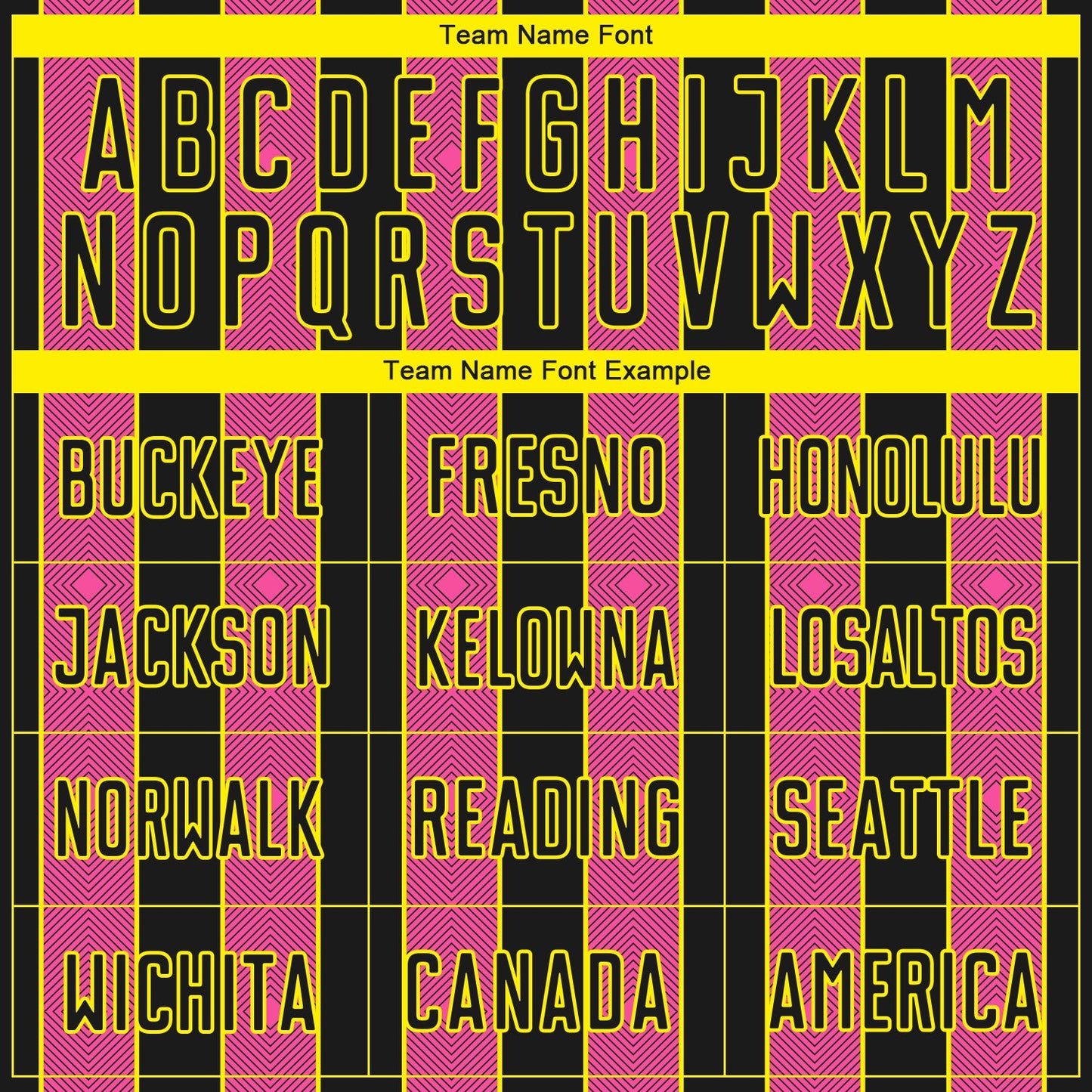 Custom Black Pink-Light Yellow Pinstripe Line Sports Sublimation Soccer Uniform Jersey Limited