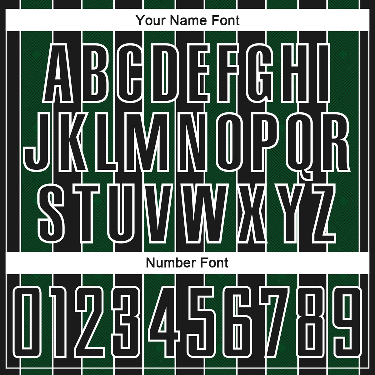 Custom Black Green-White Pinstripe Line Sports Sublimation Soccer Uniform Jersey Limited