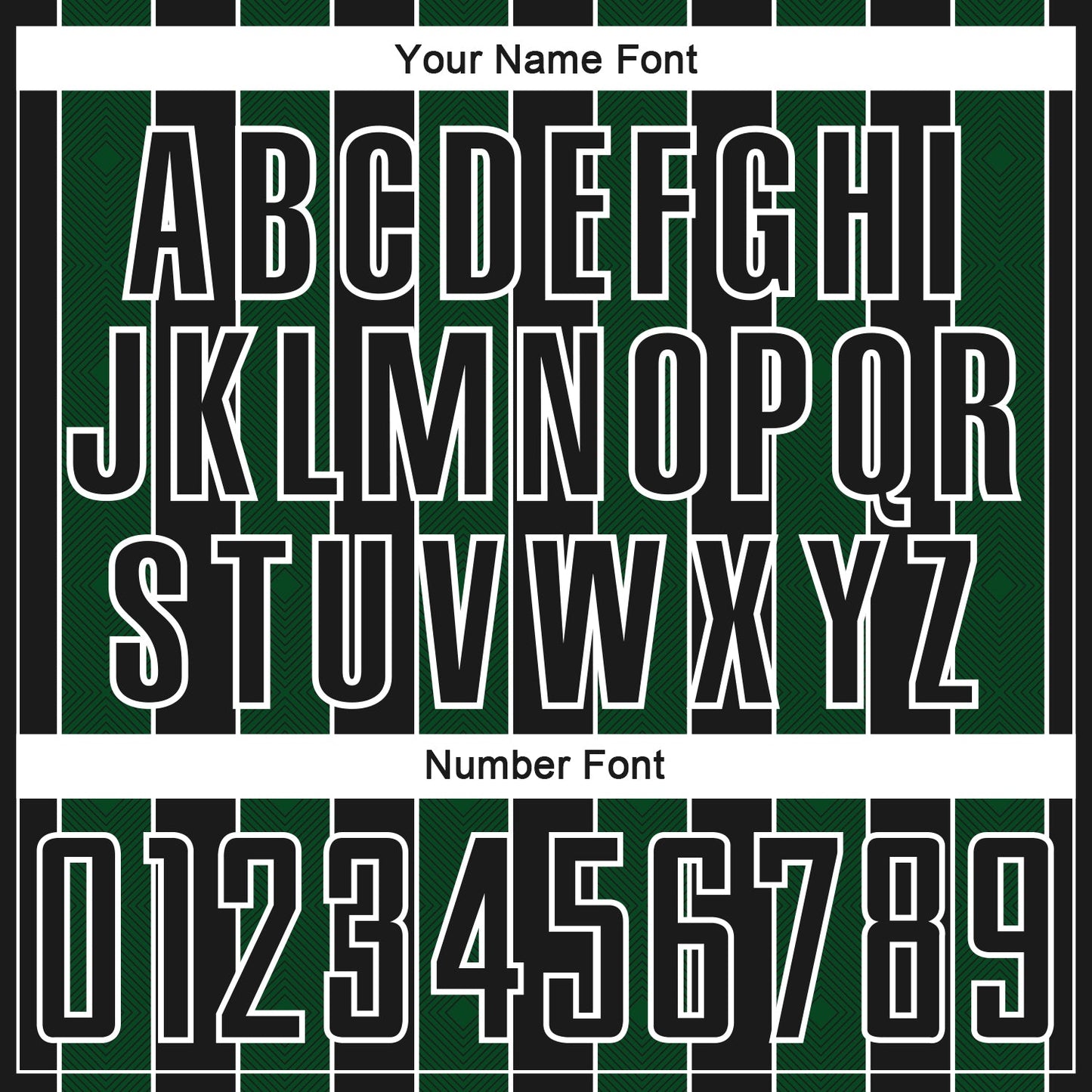 Custom Black Green-White Pinstripe Line Sports Sublimation Soccer Uniform Jersey Limited