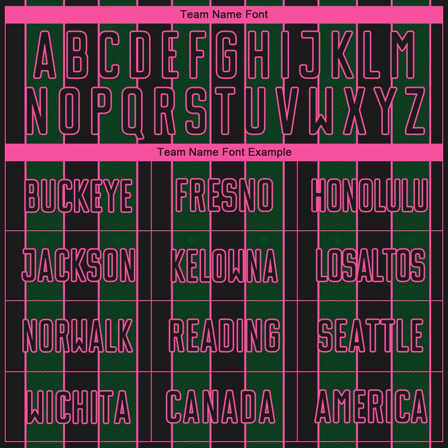 Custom Black Green-Pink Pinstripe Line Sports Sublimation Soccer Uniform Jersey Limited