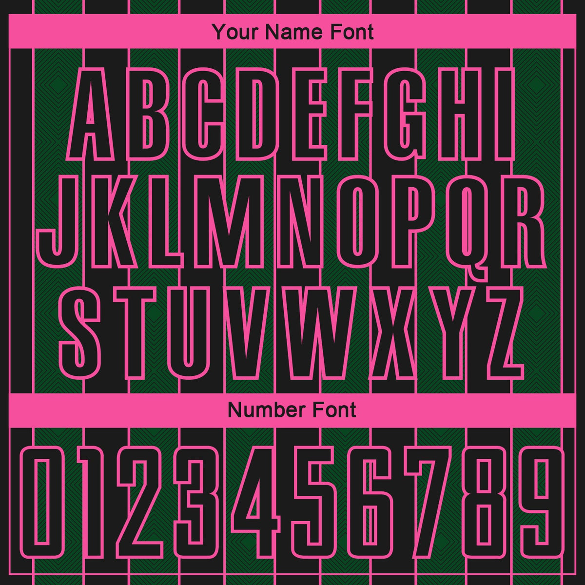 Custom Black Green-Pink Pinstripe Line Sports Sublimation Soccer Uniform Jersey Limited