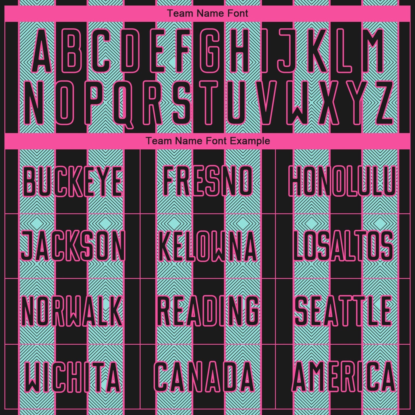 Custom Black Ice Blue-Pink Pinstripe Line Sports Sublimation Soccer Uniform Jersey Limited