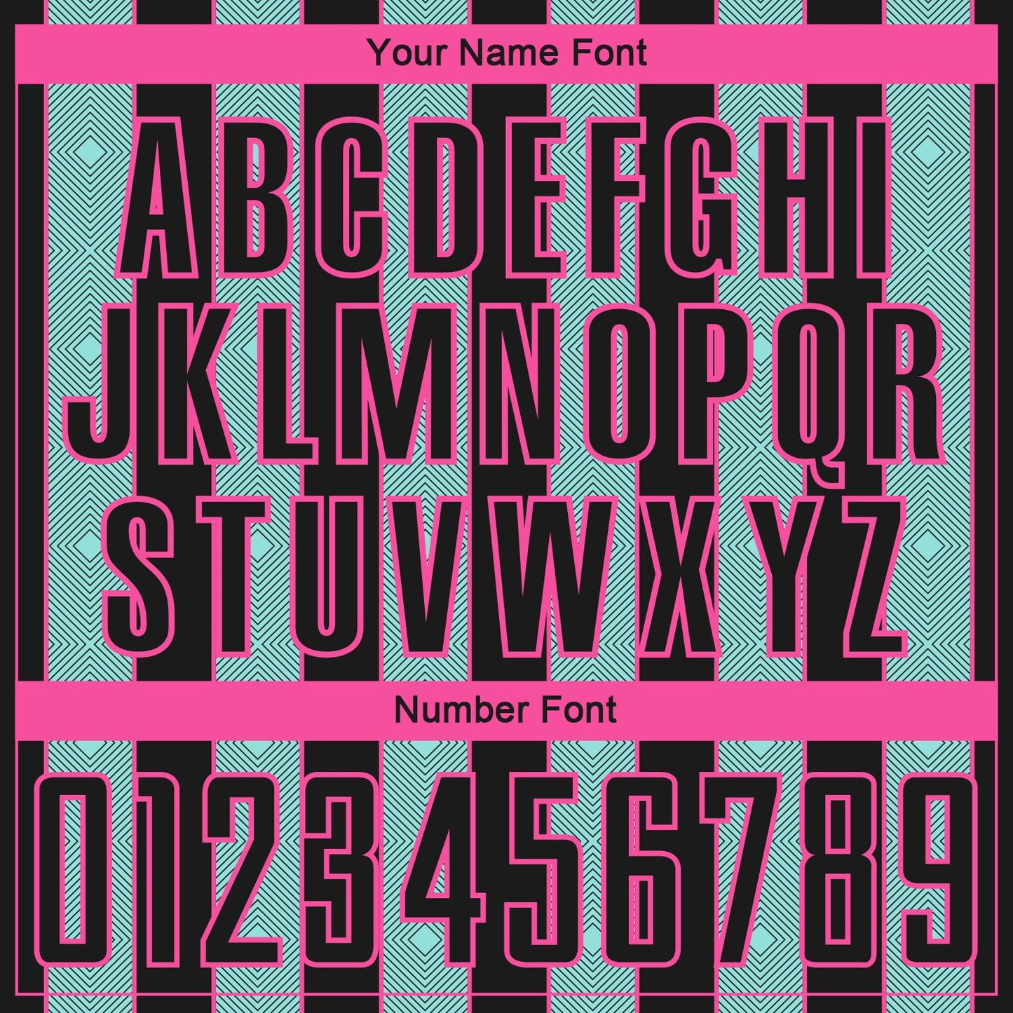 Custom Black Ice Blue-Pink Pinstripe Line Sports Sublimation Soccer Uniform Jersey Limited