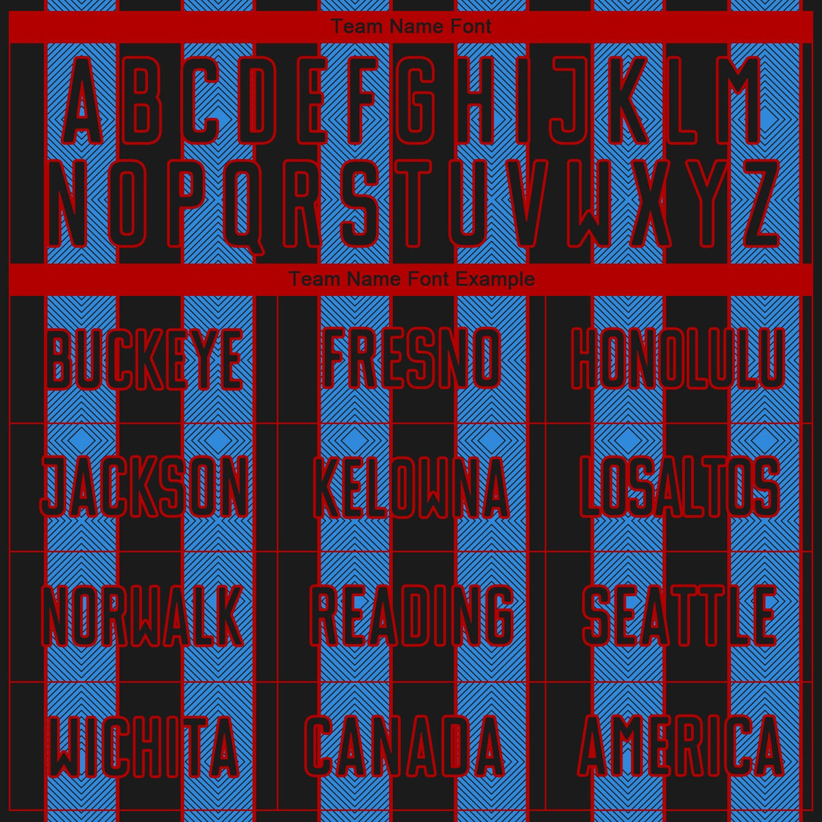 Custom Black Powder Blue-Red Pinstripe Line Sports Sublimation Soccer Uniform Jersey Limited