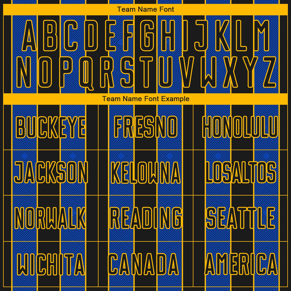 Custom Black Thunder Blue-Gold Pinstripe Line Sports Sublimation Soccer Uniform Jersey Limited