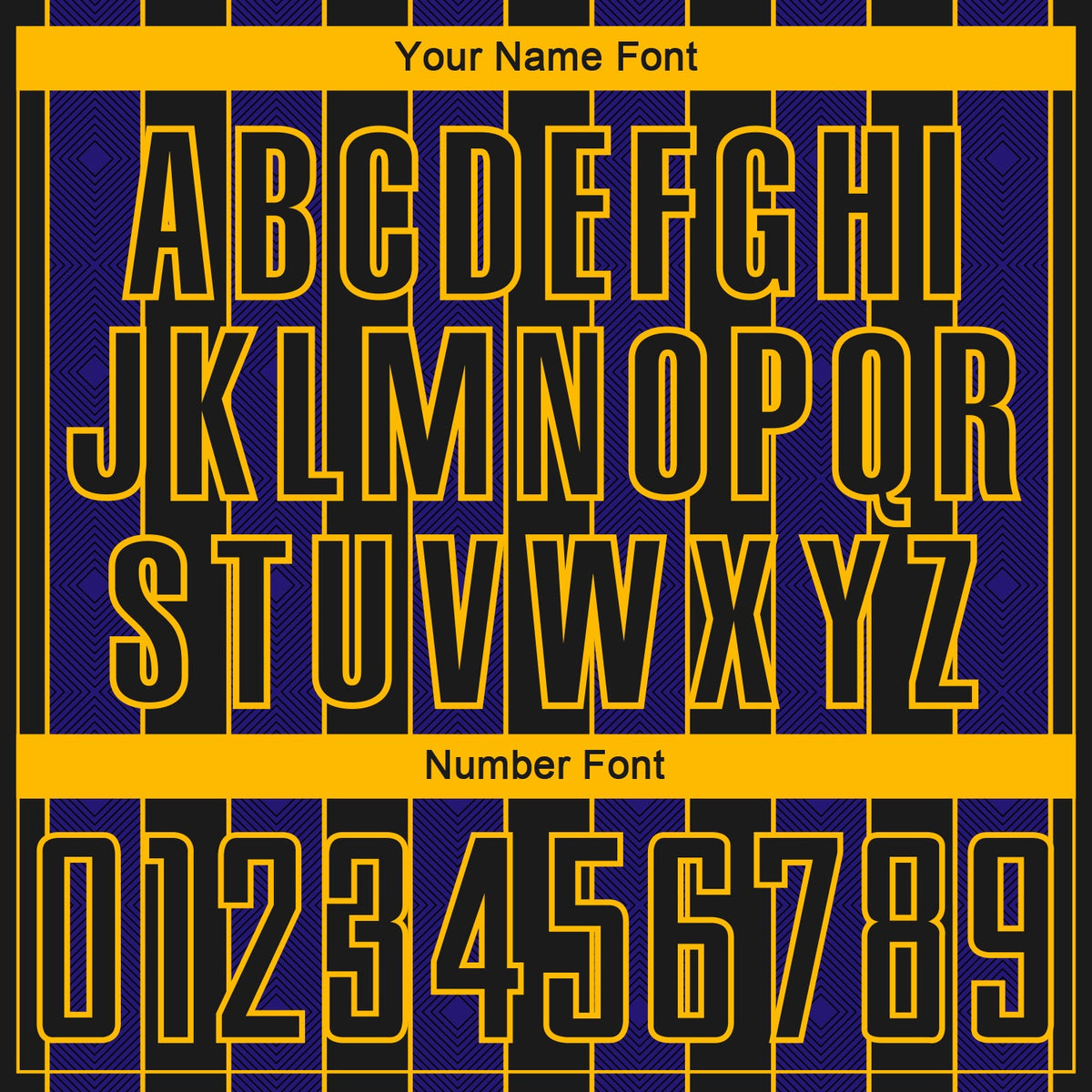 Custom Black Dark Purple-Gold Pinstripe Line Sports Sublimation Soccer Uniform Jersey Limited