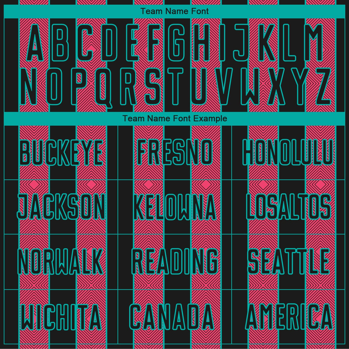 Custom Black Neon Pink-Aqua Pinstripe Line Sports Sublimation Soccer Uniform Jersey Limited