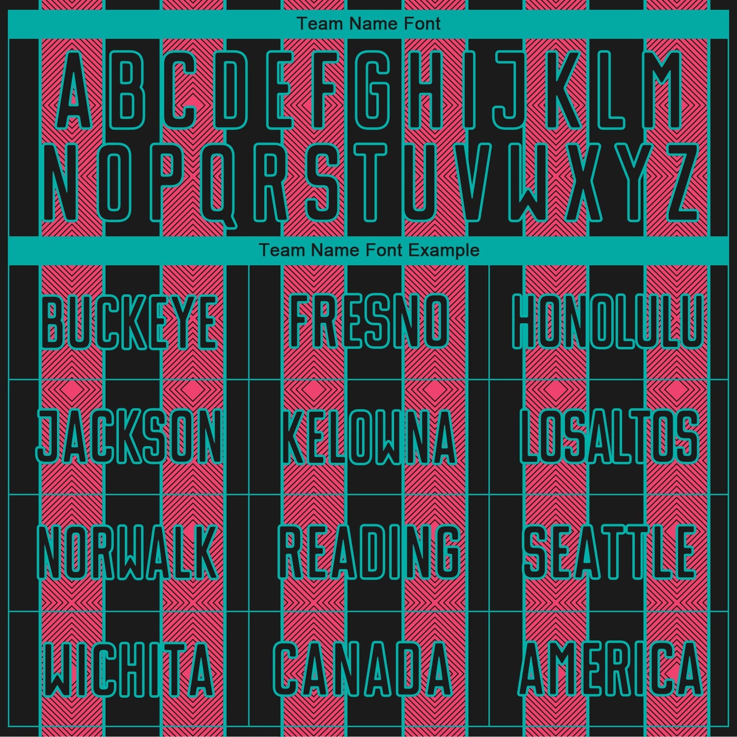 Custom Black Neon Pink-Aqua Pinstripe Line Sports Sublimation Soccer Uniform Jersey Limited