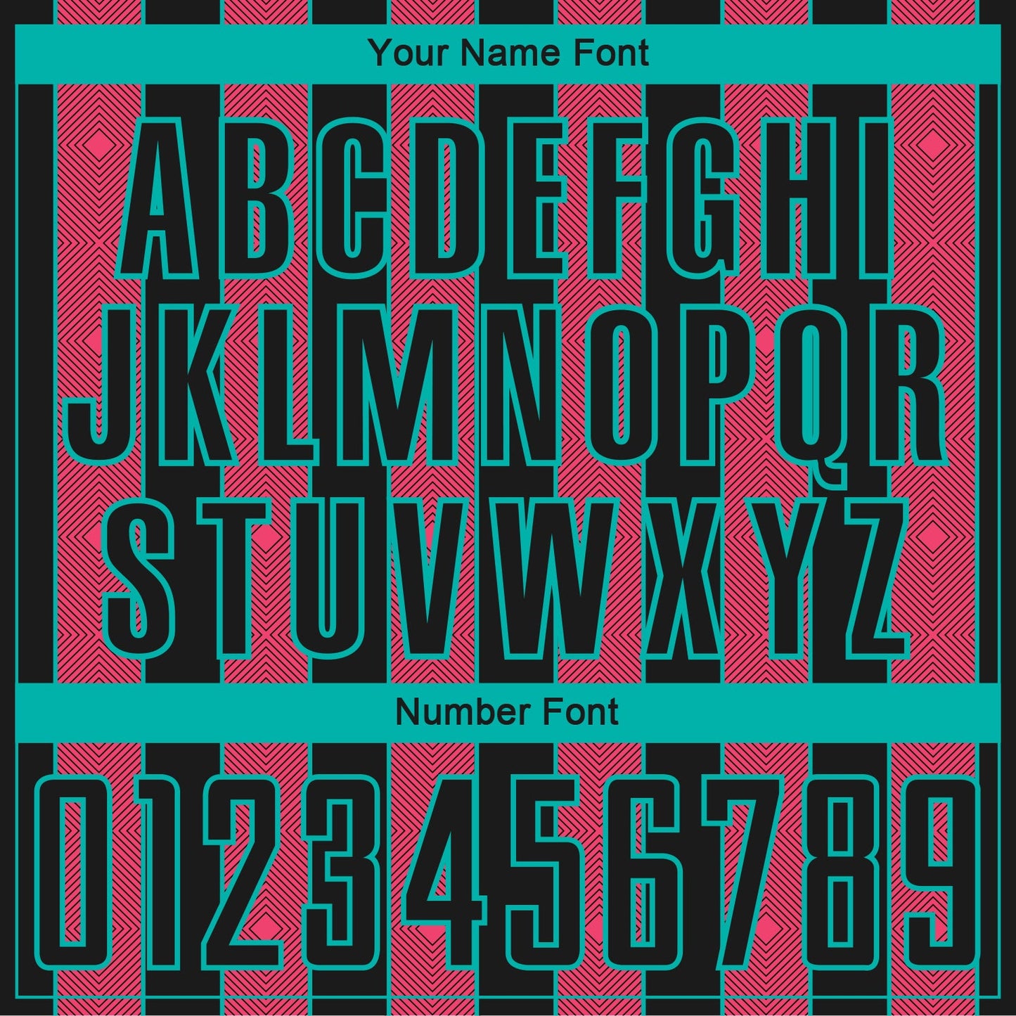 Custom Black Neon Pink-Aqua Pinstripe Line Sports Sublimation Soccer Uniform Jersey Limited