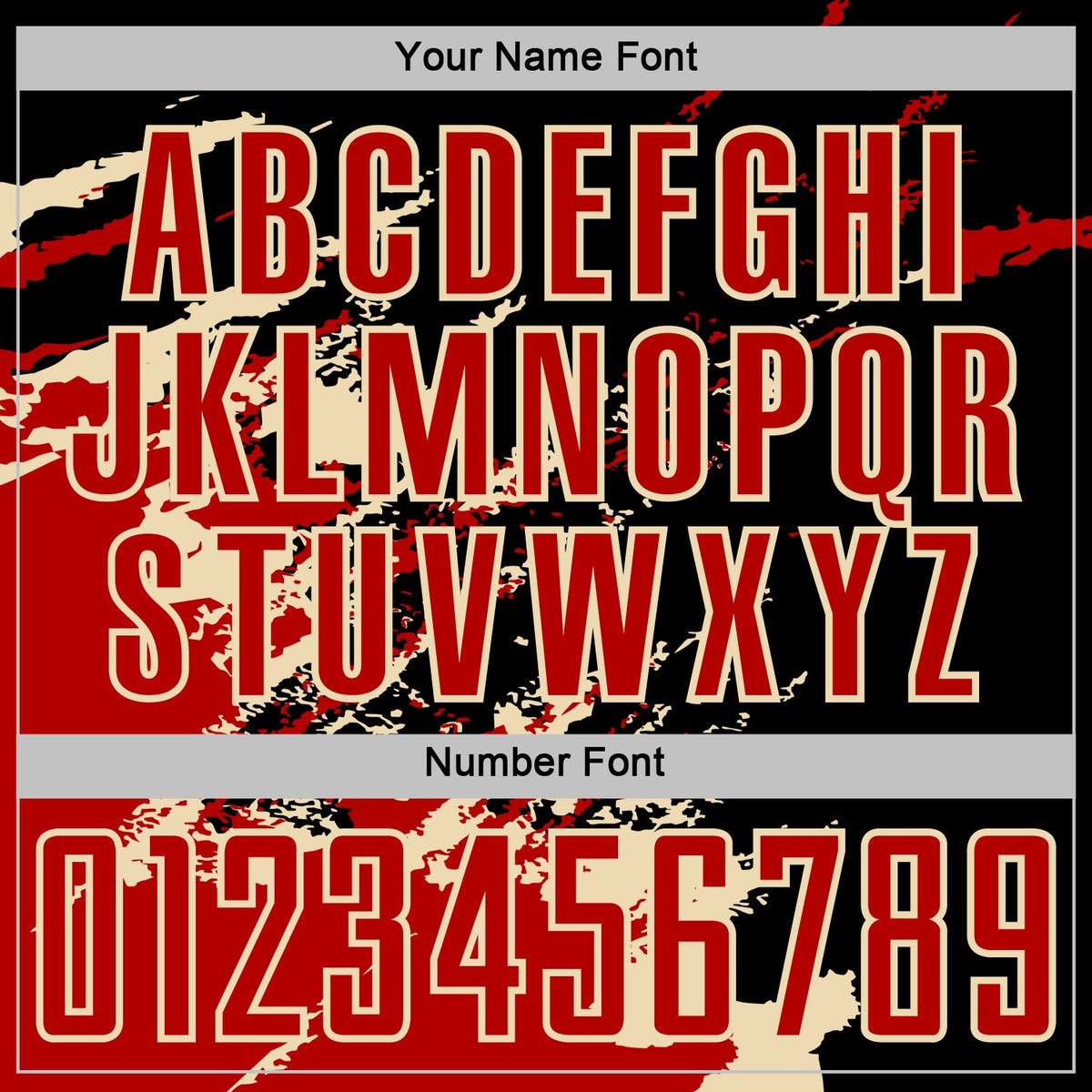 Custom Black Red-Cream Abstract Fragment Art Splash Sports Sublimation Soccer Uniform Jersey Limited