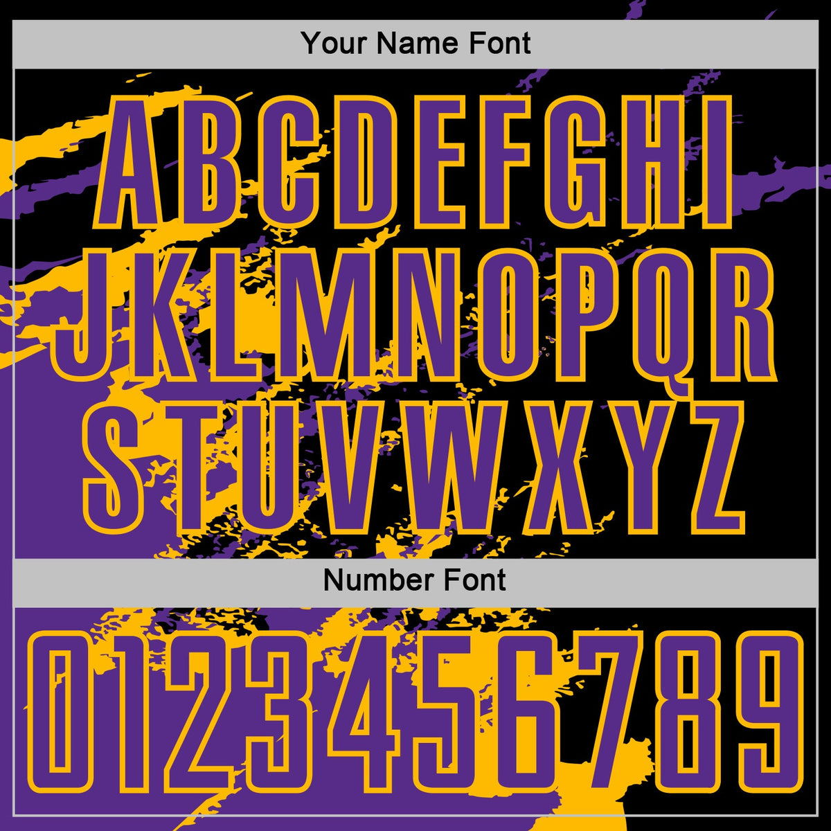 Custom Black Purple-Gold Abstract Fragment Art Splash Sports Sublimation Soccer Uniform Jersey Limited