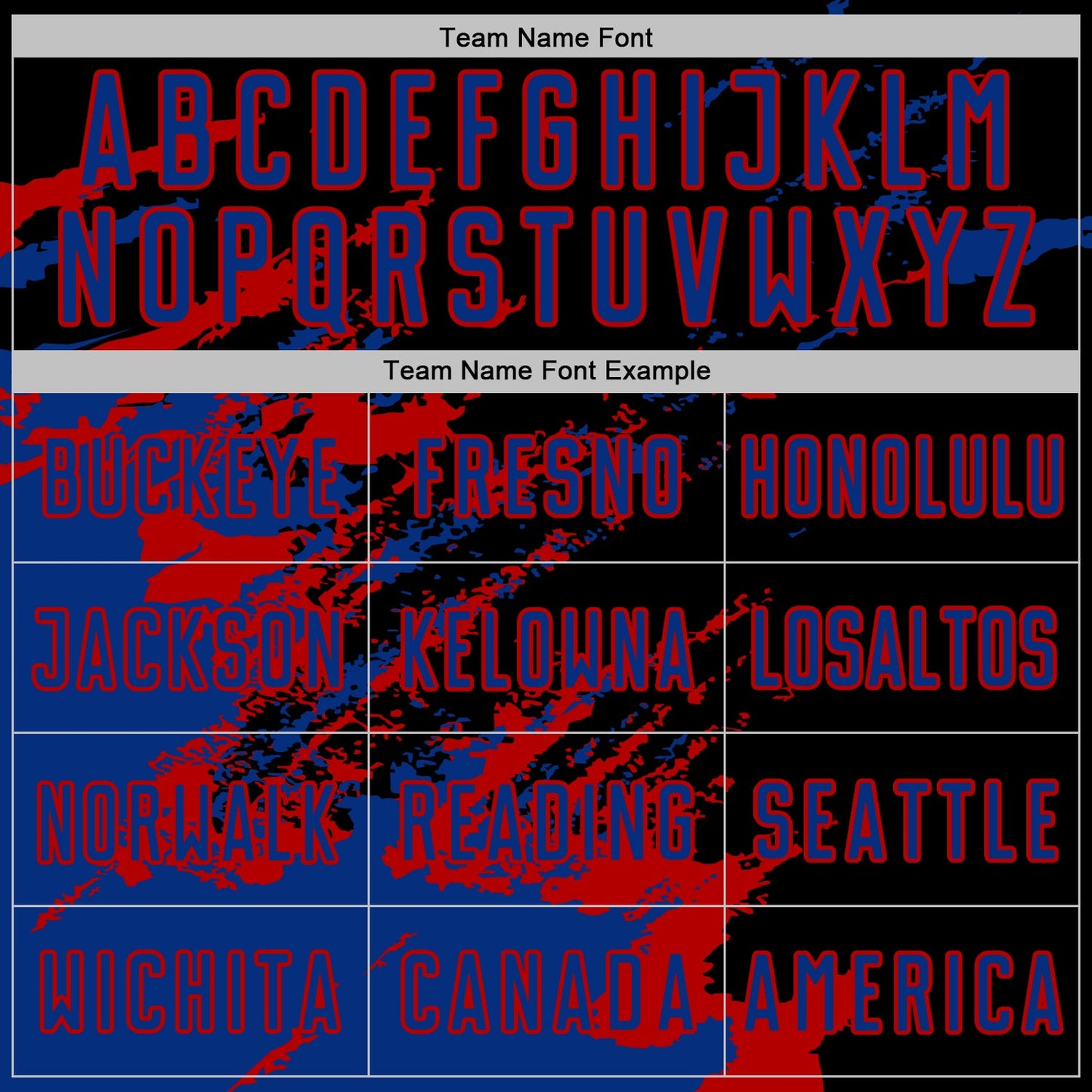 Custom Black Royal-Red Abstract Fragment Art Splash Sports Sublimation Soccer Uniform Jersey Limited