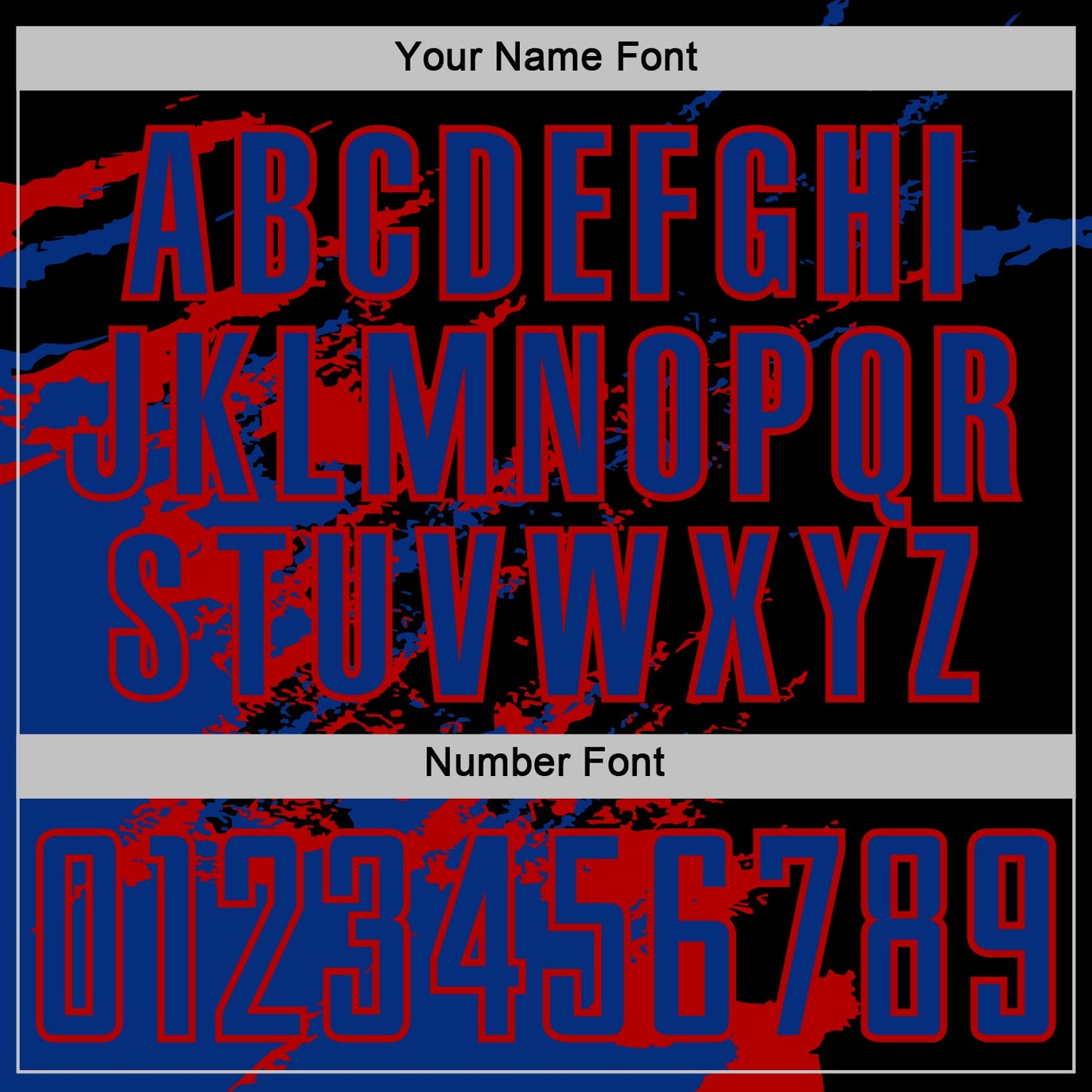 Custom Black Royal-Red Abstract Fragment Art Splash Sports Sublimation Soccer Uniform Jersey Limited