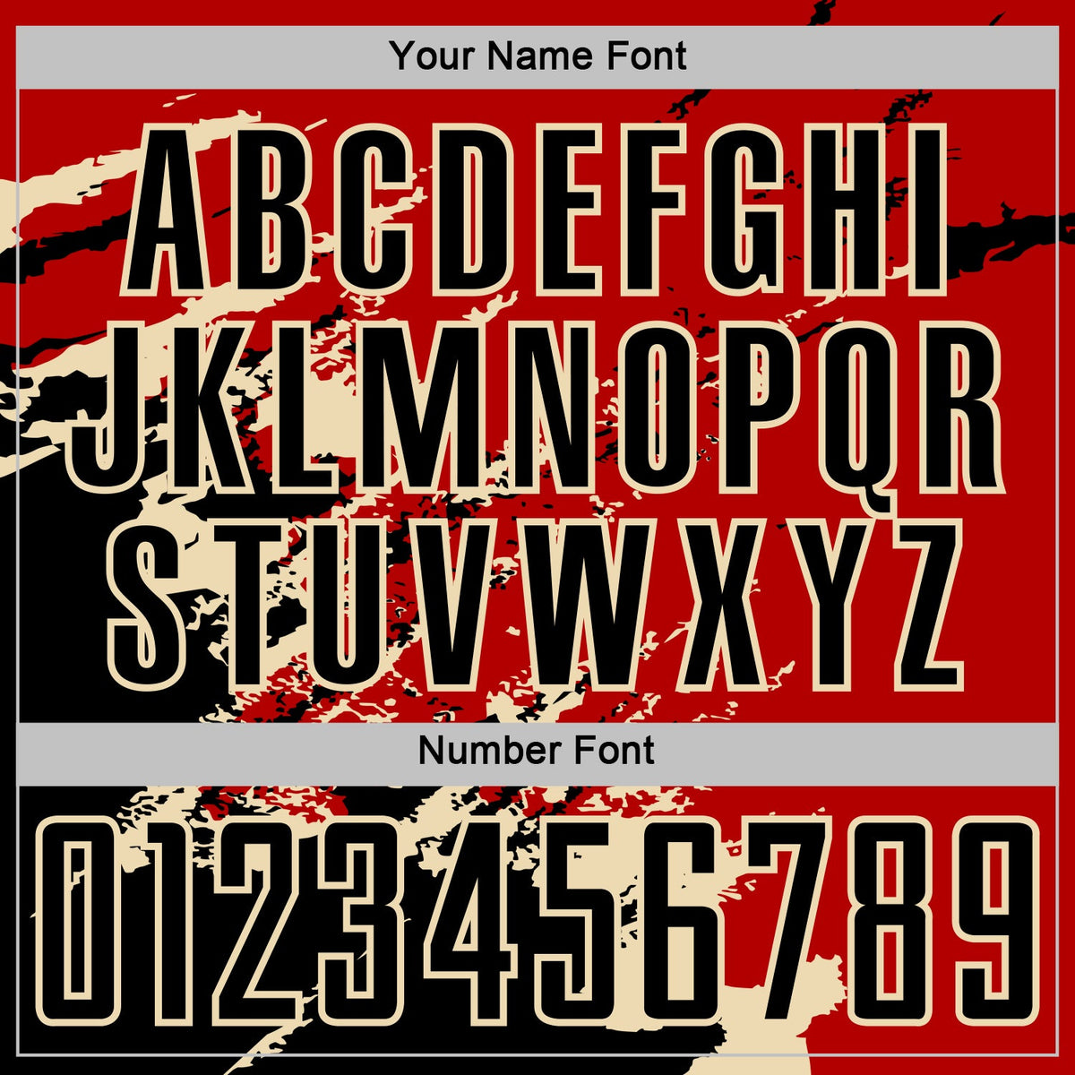 Custom Red Black-Cream Abstract Fragment Art Splash Sports Sublimation Soccer Uniform Jersey Limited