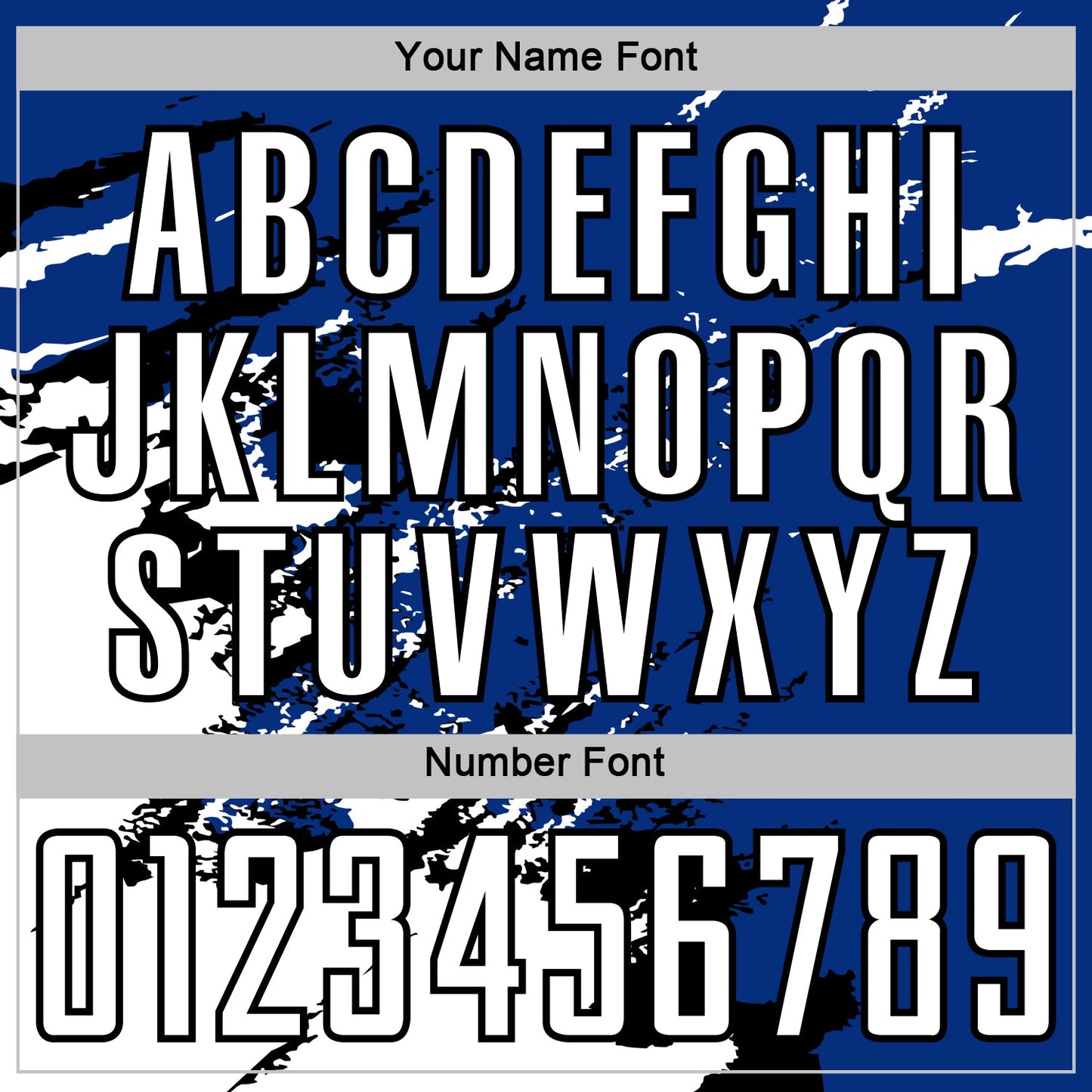 Custom Royal White-Black Abstract Fragment Art Splash Sports Sublimation Soccer Uniform Jersey Limited