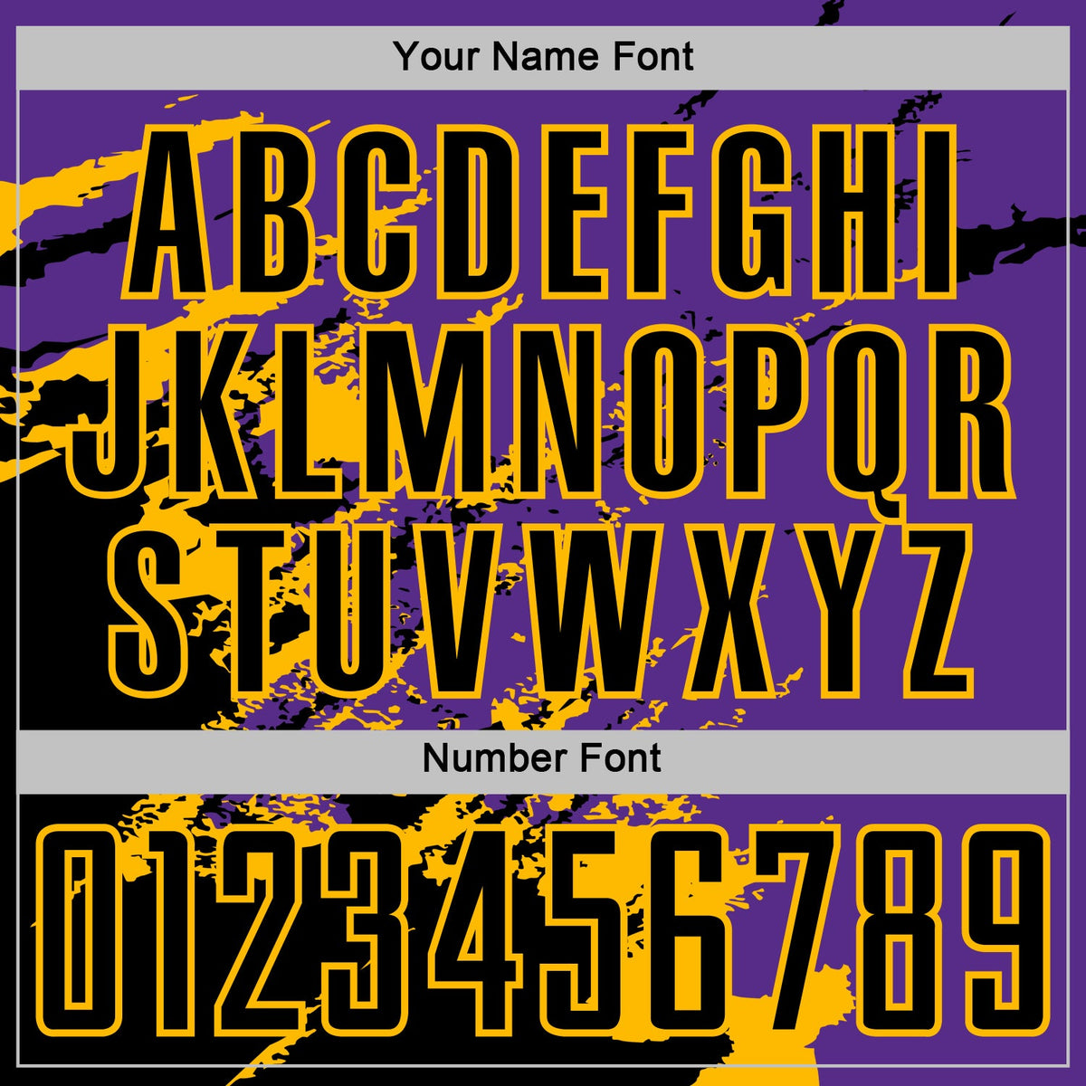 Custom Purple Black-Gold Abstract Fragment Art Splash Sports Sublimation Soccer Uniform Jersey Limited