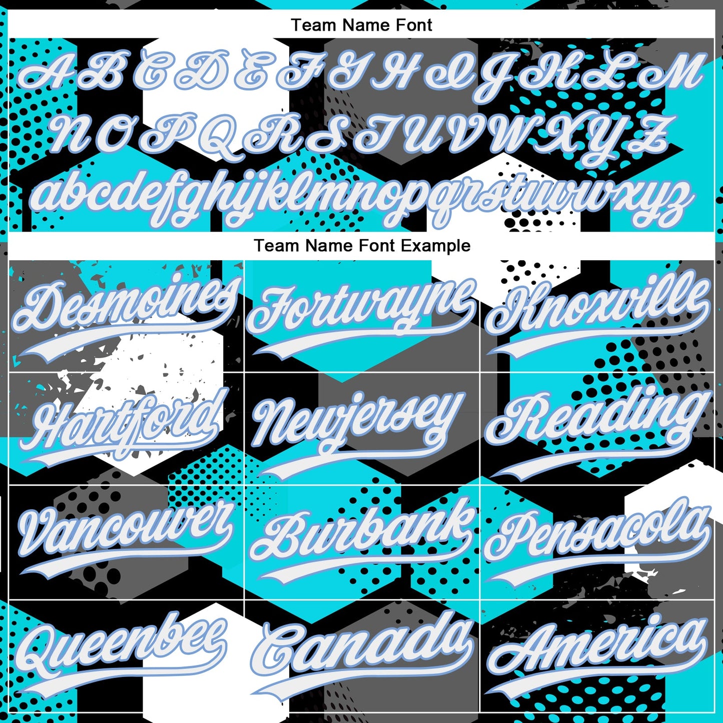 Custom Sky Blue White Black-Light Blue 3D Pattern Two-Button Unisex Softball Jersey Limited