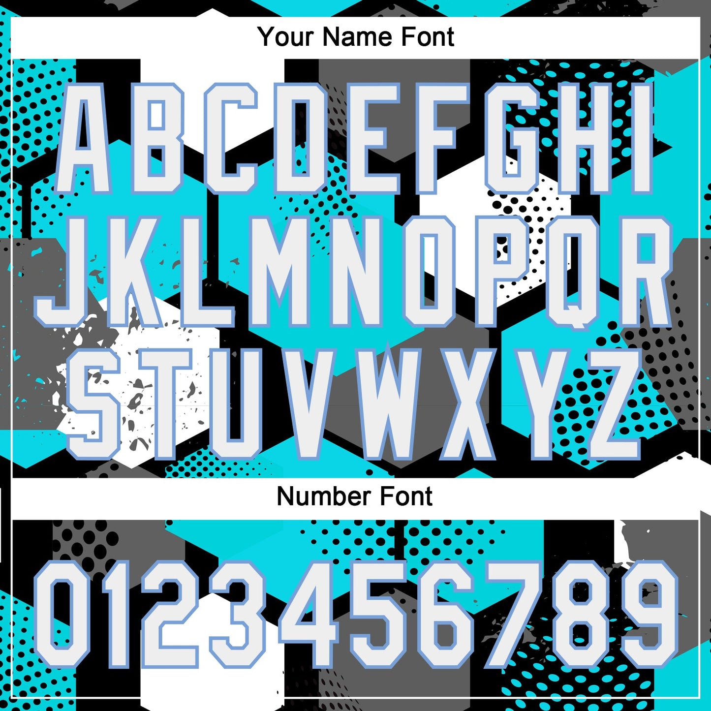 Custom Sky Blue White Black-Light Blue 3D Pattern Two-Button Unisex Softball Jersey Limited